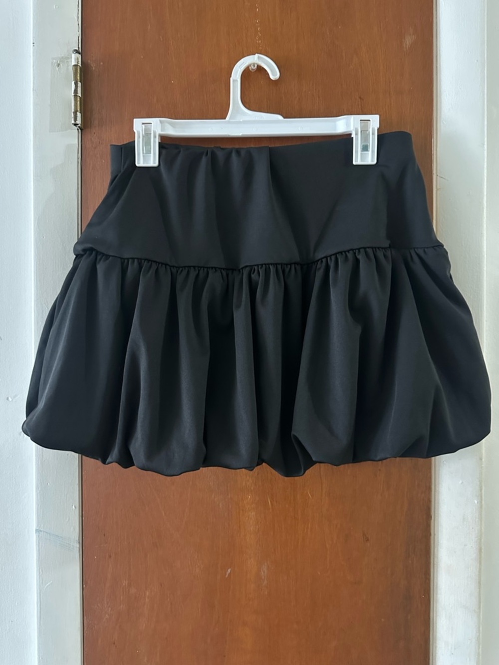 Black Mini Bubble Skirt - Brand Unspecified